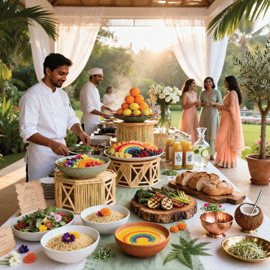 multi-cuisine destination wedding catering